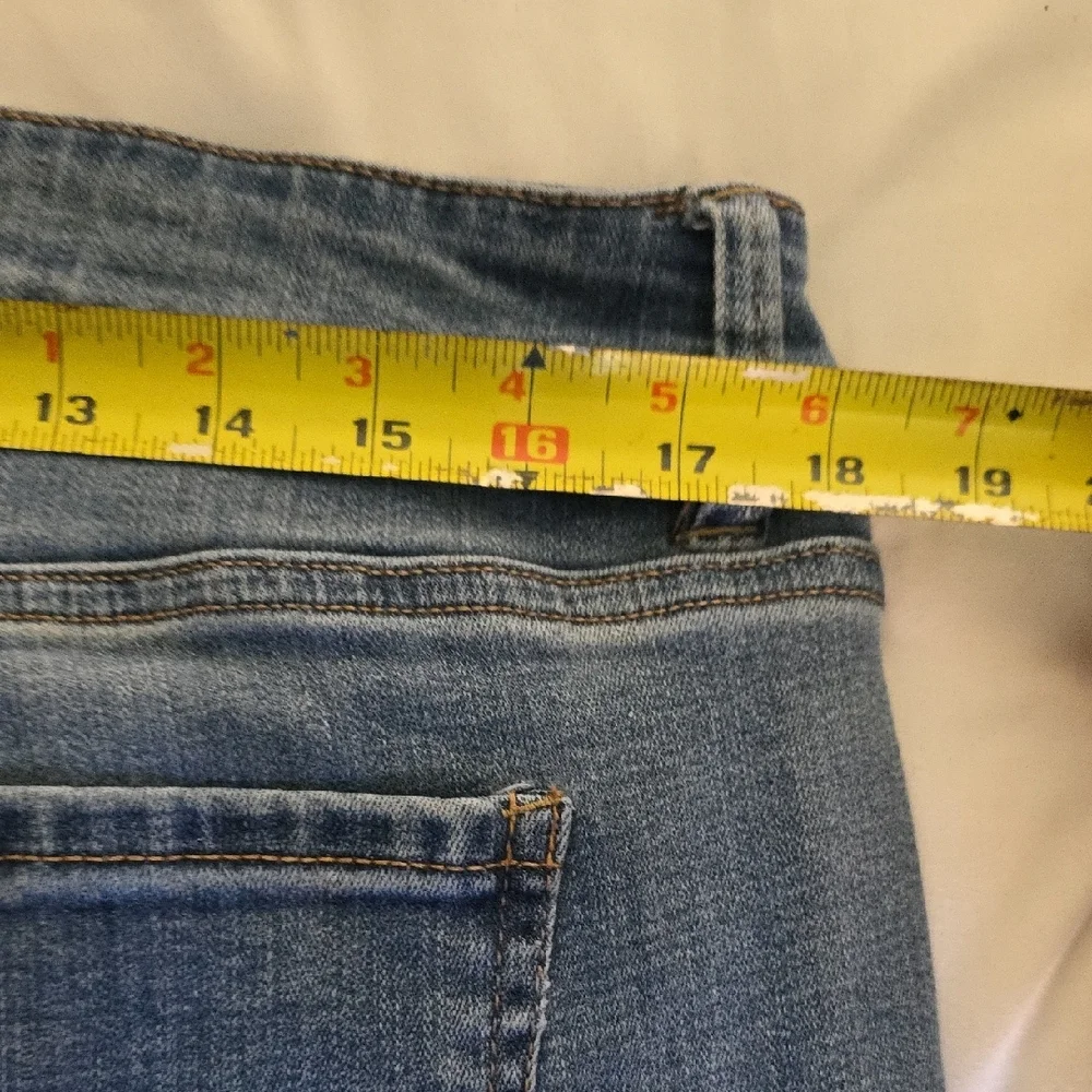 Rebel Wilson Angels "The Dazzler" Ankle Cropped Jeans with Frayed Hem Size 16W - Picture 10 of 10